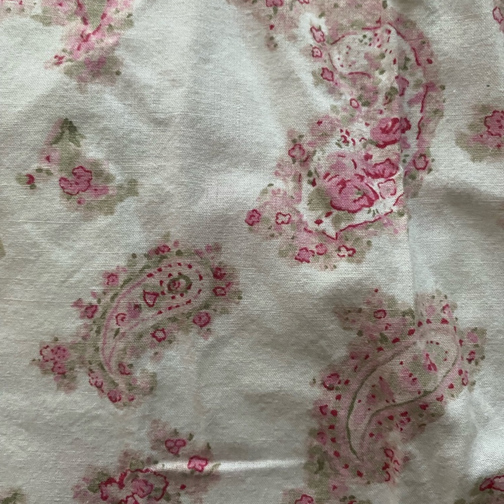 (3) SIMPLY SHABBY CHIC Pink Pinks Paisley Curtain Panel 58”x60”